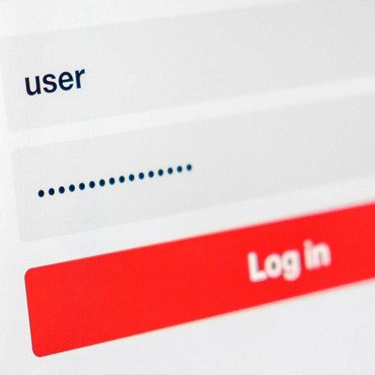 log in